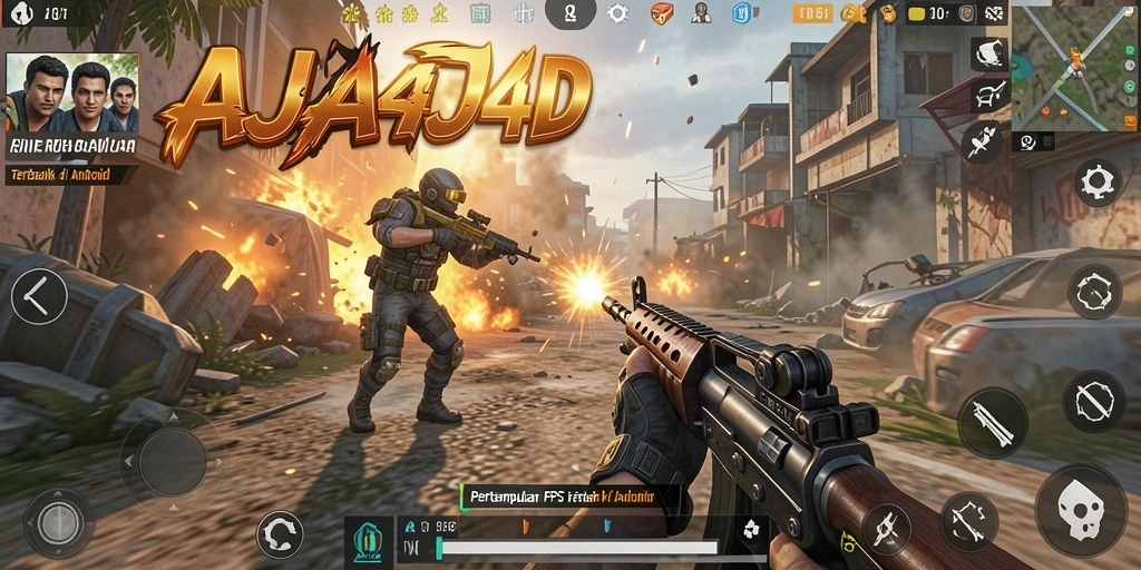 Gameplay intens dan seru di BAJAJ4D yang menampilkan pertempuran FPS.
