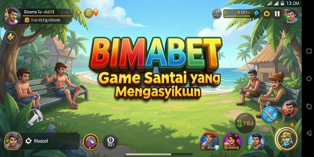 Tampilan gameplay menarik dan penuh warna dari BIMABET.