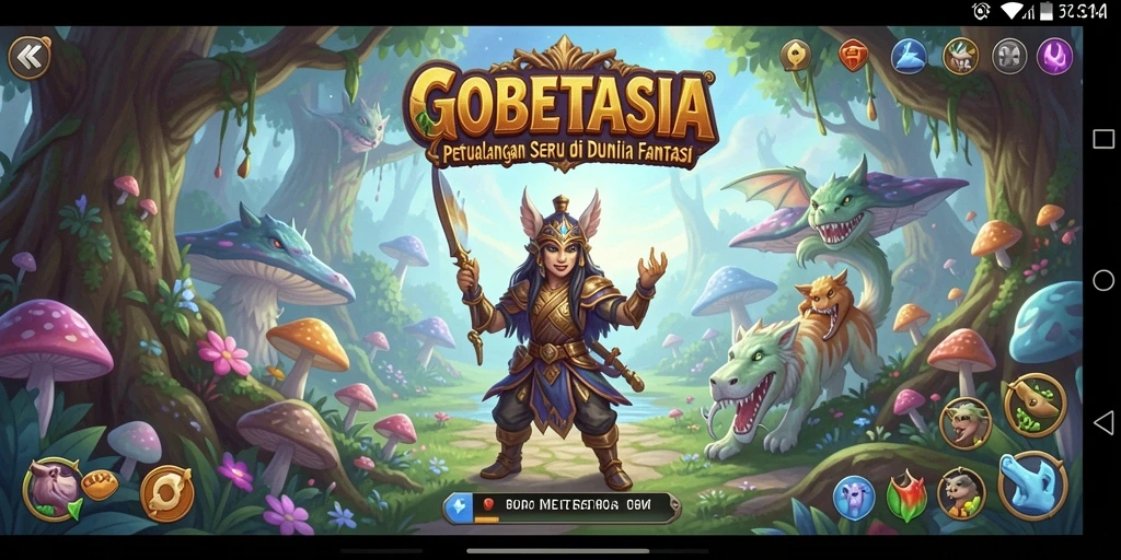 Tampilan seru dari gameplay GOBETASIA yang penuh petualangan.