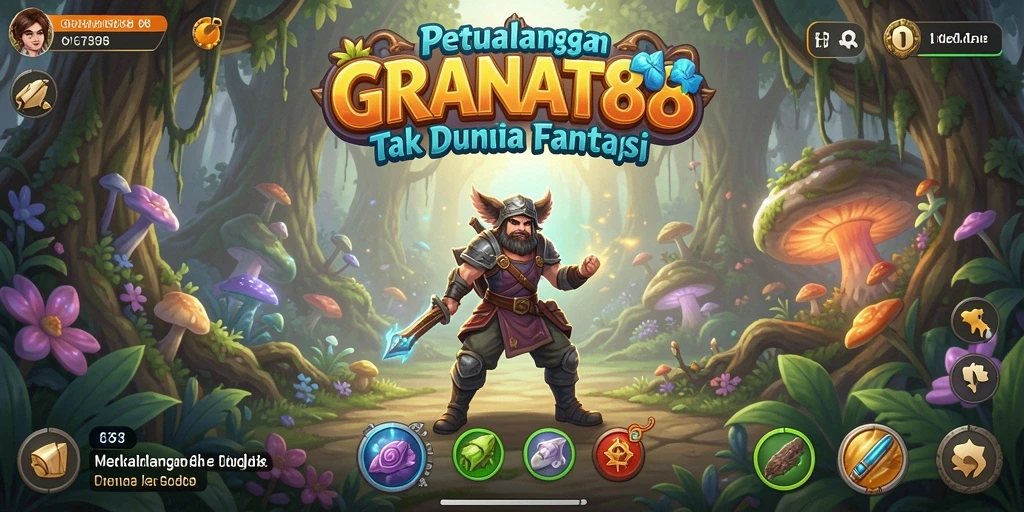 Tangkapan layar gameplay GRANAT88 menampilkan aksi seru di dunia petualangan.