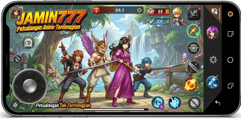 Tampilan gameplay mengesankan dari JAMIN777 yang penuh aksi.