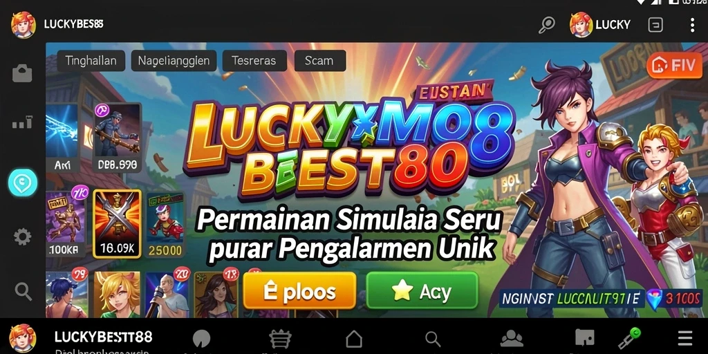Tampilan menarik dari gameplay LUCKYBEST88 yang penuh tantangan.