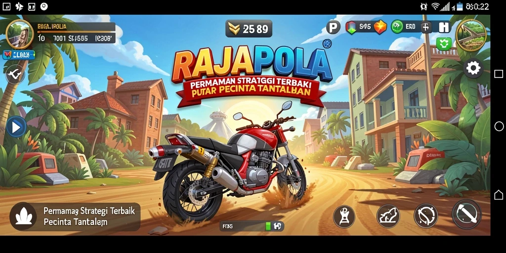 Tampilan gameplay RAJAPOLA yang menegangkan dan strategis.