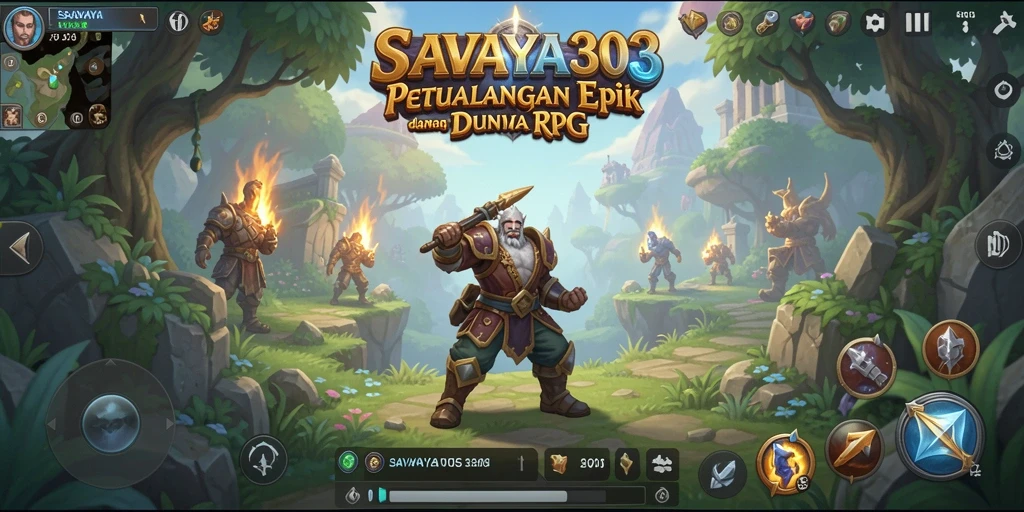Tangkapan layar yang menunjukkan aksi seru dalam gameplay RPG.